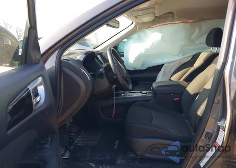 2020 Nissan Pathfinder Sv 4Wd z USA, uszkodzony, nr VIN 5N1DR2BM3LC649826